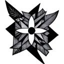 geometry nordic tattoo design idea