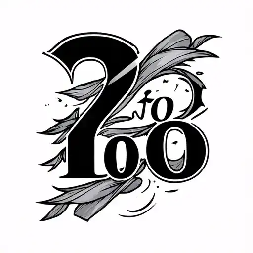 A tattoo that will symbolize the perception from zero to 100 means that no matter what we do, everything we do is good.  tattoo design idea