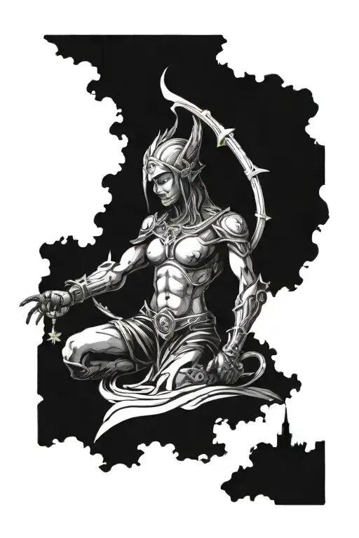 blasphemous game tattoo tattoo design idea