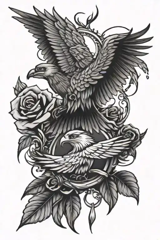 depression freedom and resistance tattoo design idea