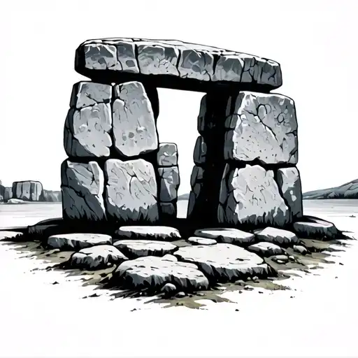 Stonehenge tattoo design idea