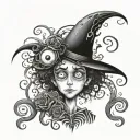 Tim Burton tattoo design idea