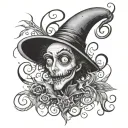 Tim Burton tattoo design idea