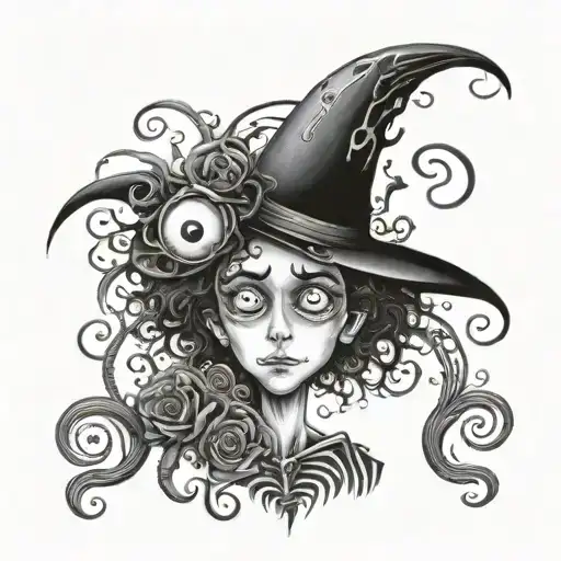 Tim Burton tattoo design idea