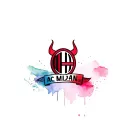 ac milan badge devil tattoo design idea