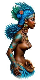 Yemaya and Chango tattoo design idea