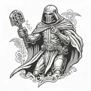 Dr doom tattoo design idea