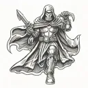 Dr doom tattoo design idea