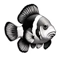 Clownfish tattoo design idea