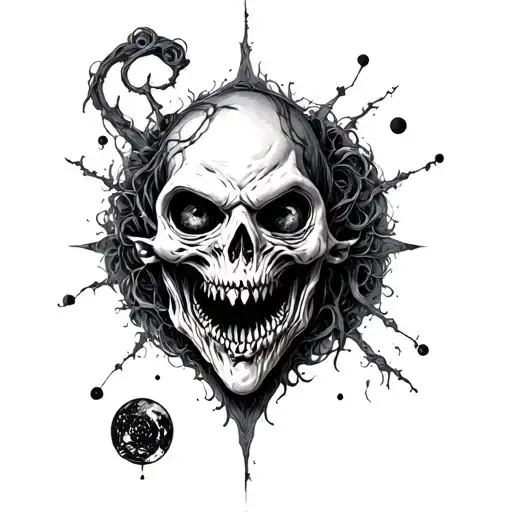 Cosmic Horror tattoo design idea