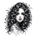 Whore tattoo design idea