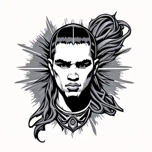 mamba mentality tattoo design idea