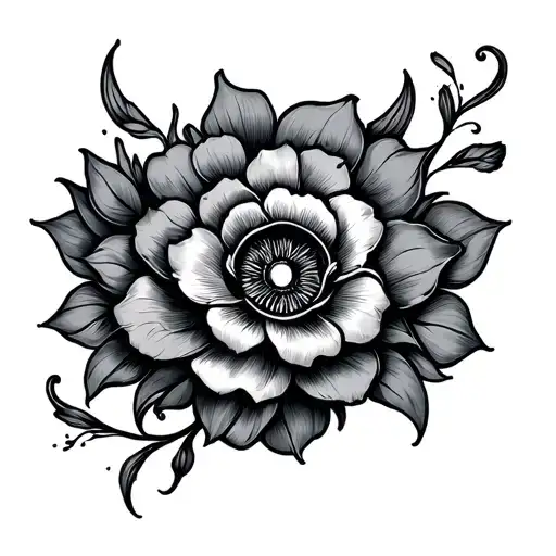Belly Button tattoo design idea