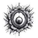 Belly Button tattoo design idea