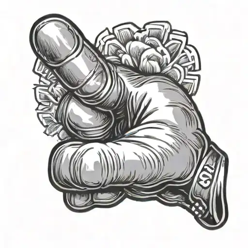 Thumbs Up Emoji tattoo design idea
