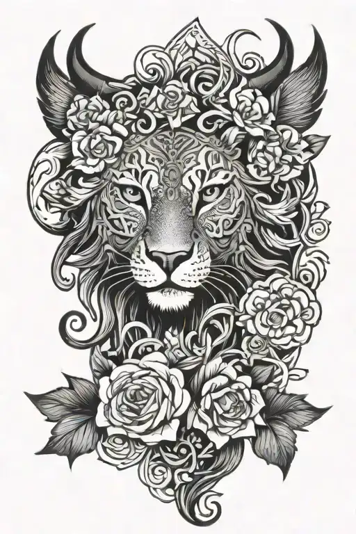 strength, heritage, and wisdom tattoo design idea