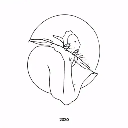 life fucked up in 2020 until 2023  tattoo design idea