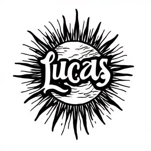 "Lucas" "Lucas" argentina sun tattoo design idea