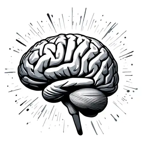 Brain Cancer tattoo design idea