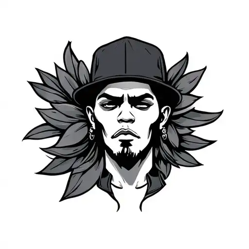 Thug tattoo design idea