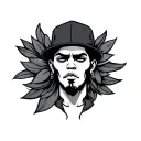 Thug tattoo design idea