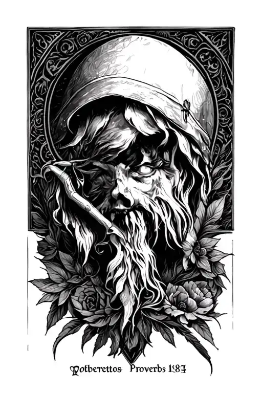 Proverbs 18 24 tattoo design idea