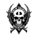 sons of anarchy symbol tattoo design idea
