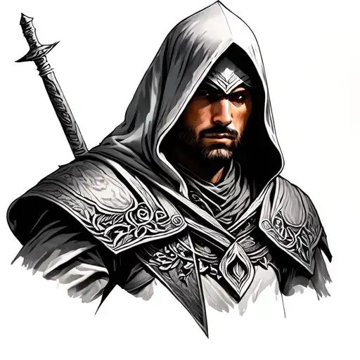 assassins creed Ezio Auditore tattoo design idea