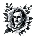 In Memory Of Dad tattoo design idea