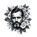 In Memory Of Dad tattoo design idea