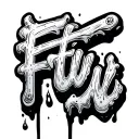 "Ftw" Slime tattoo design idea