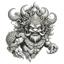 narasimha swamy tattoo design idea