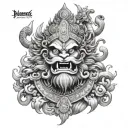 narasimha swamy tattoo design idea