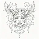 dainty depression and anxiety tattoo design tattoo design idea