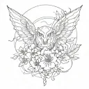 dainty depression and anxiety tattoo design tattoo design idea