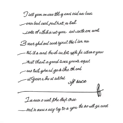 Jeff Buckley grace lyrics incorporated tattoo design idea