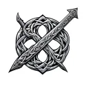 Celtic Sword tattoo design idea