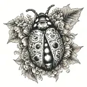 ladybug tattoo design idea