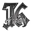 16th birthday in Roman numerals with the name Trey in it tattoo design idea