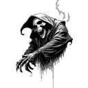 grimreaper tattoo design idea
