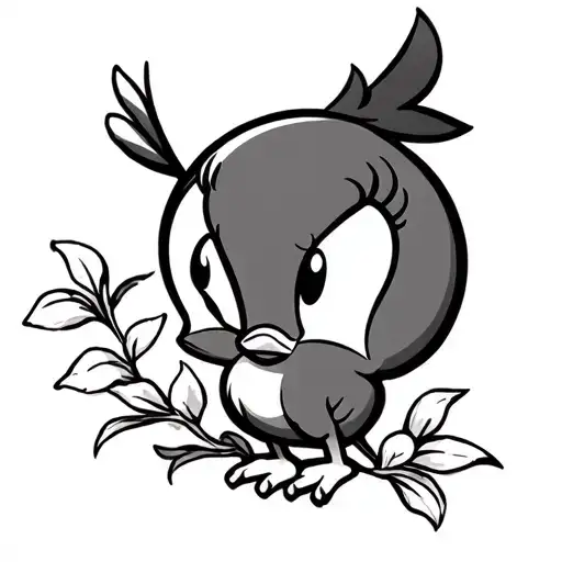 Tweety Bird tattoo design idea