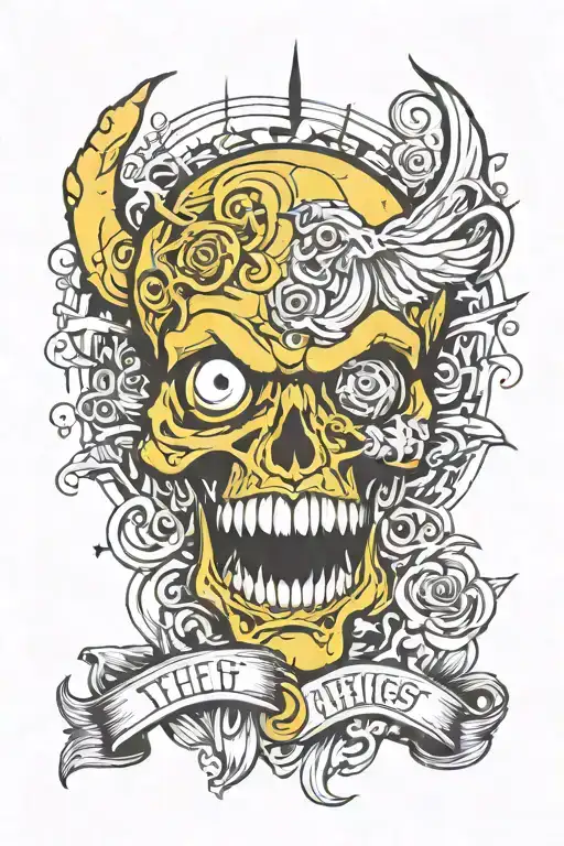 Atheist tattoo design idea