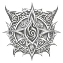 kali linux debian symbol tattoo design idea