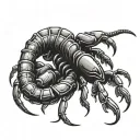 scorpion tattoo design idea