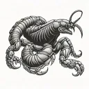 scorpion tattoo design idea