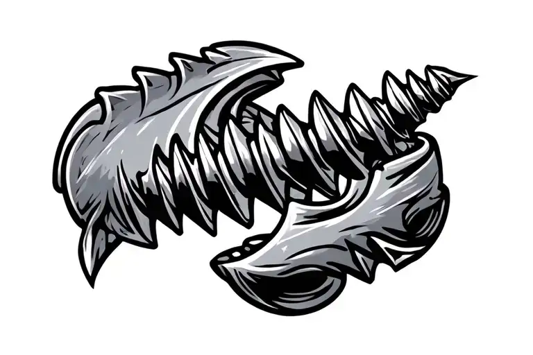 screw tattoo design idea