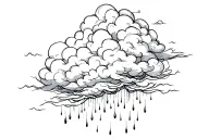raining cloud tattoo design tattoo design idea