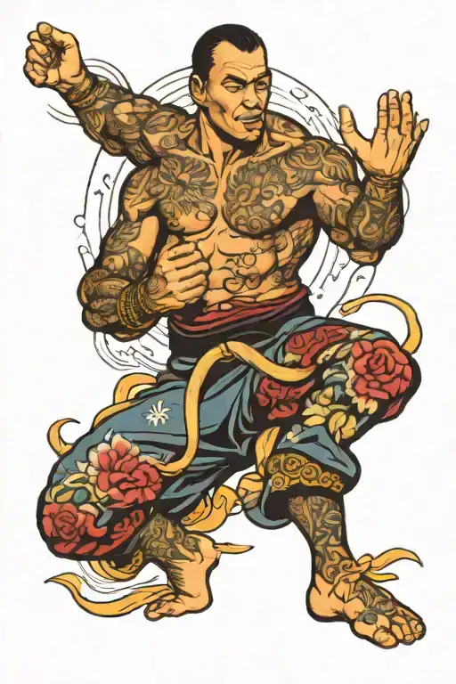 bjj gi wearing tattoo design idea