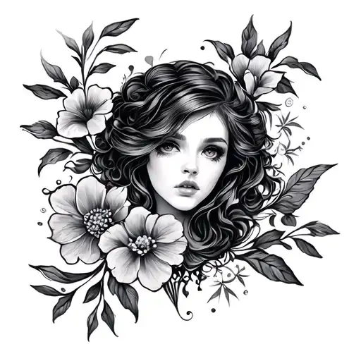 Hello, I would appreciate it if you could suggest a design for the side of my knee. I want a beautiful design that inclu tattoo design idea