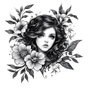 Hello, I would appreciate it if you could suggest a design for the side of my knee. I want a beautiful design that inclu tattoo design idea